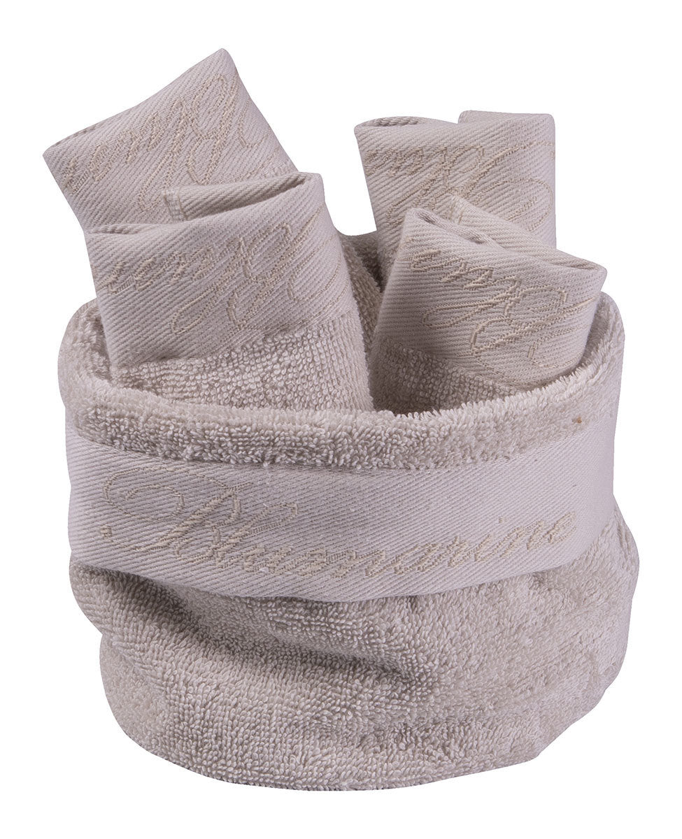 BASKET WITH 4 WASHCLOTHS SPA