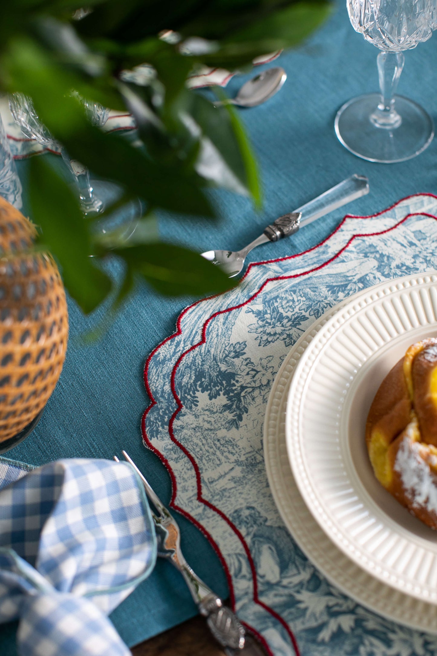 Stain Resistant Cotton Firenze Placemat ( 35*35)