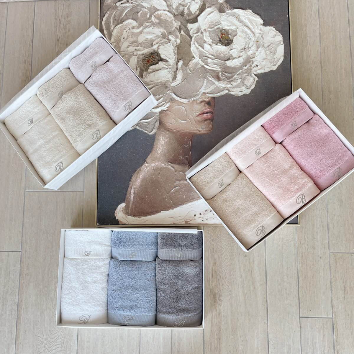 TOWEL SET BENESSERE 6 PCS
