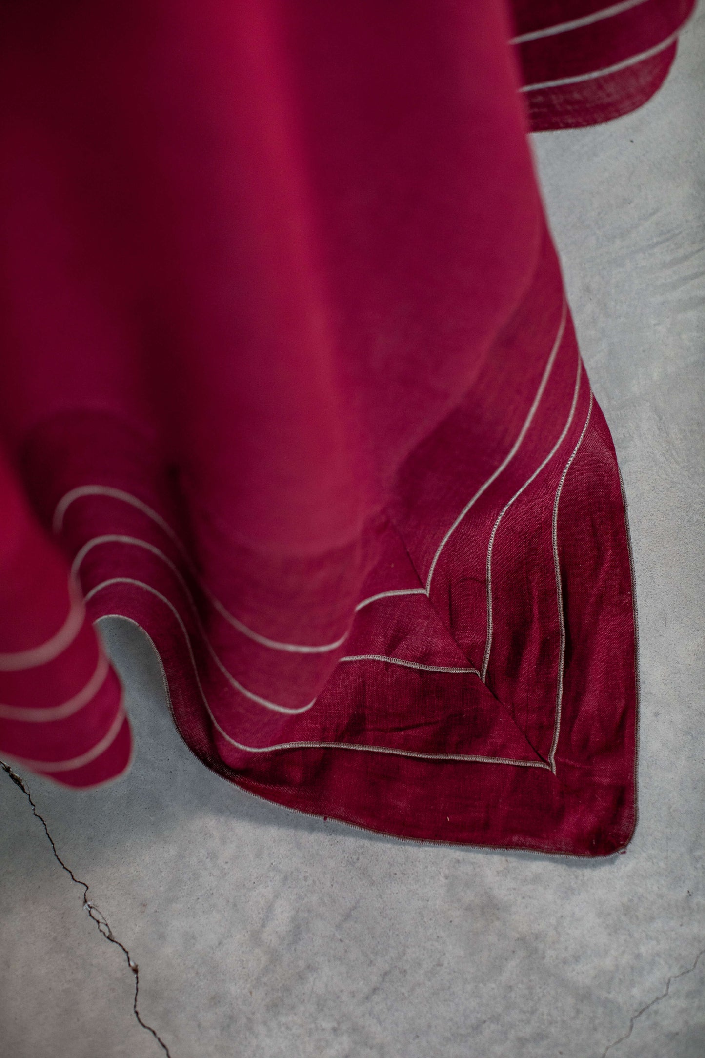 Stain Resistant Linen Sfogliatella Tablecloth