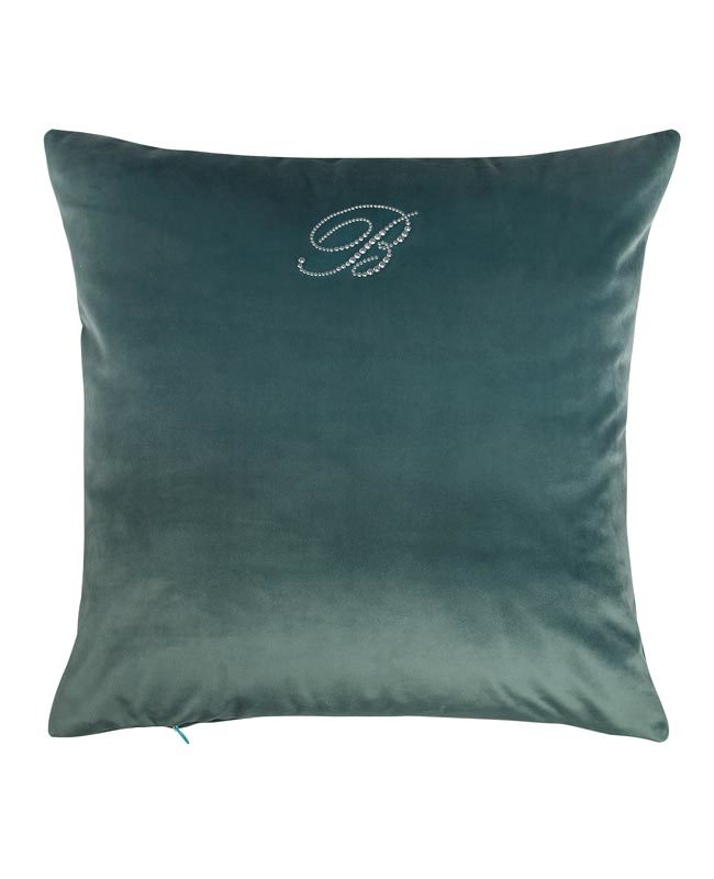 CUSHION BLU VELVET