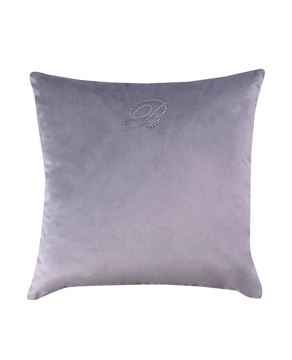 CUSHION BLU VELVET